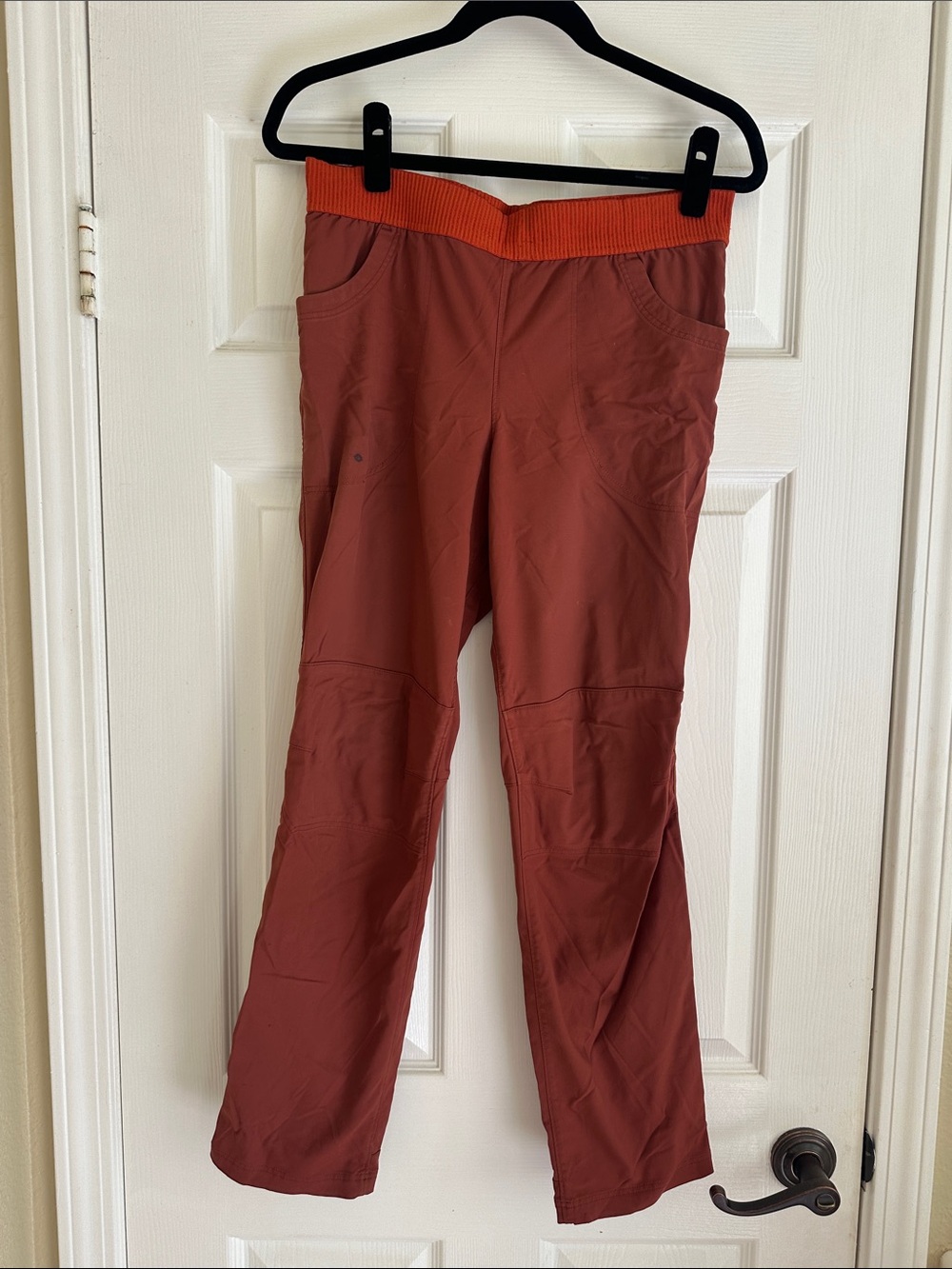 REI Girl Rust Trail Pants with Elastic Waistband